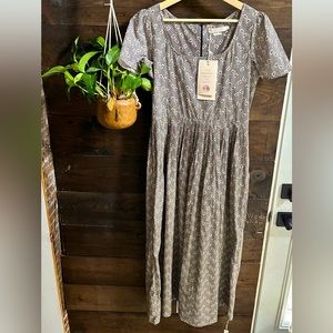 Christy Dawn The Scarlet Dress in Azalea Houndstooth, size Medium